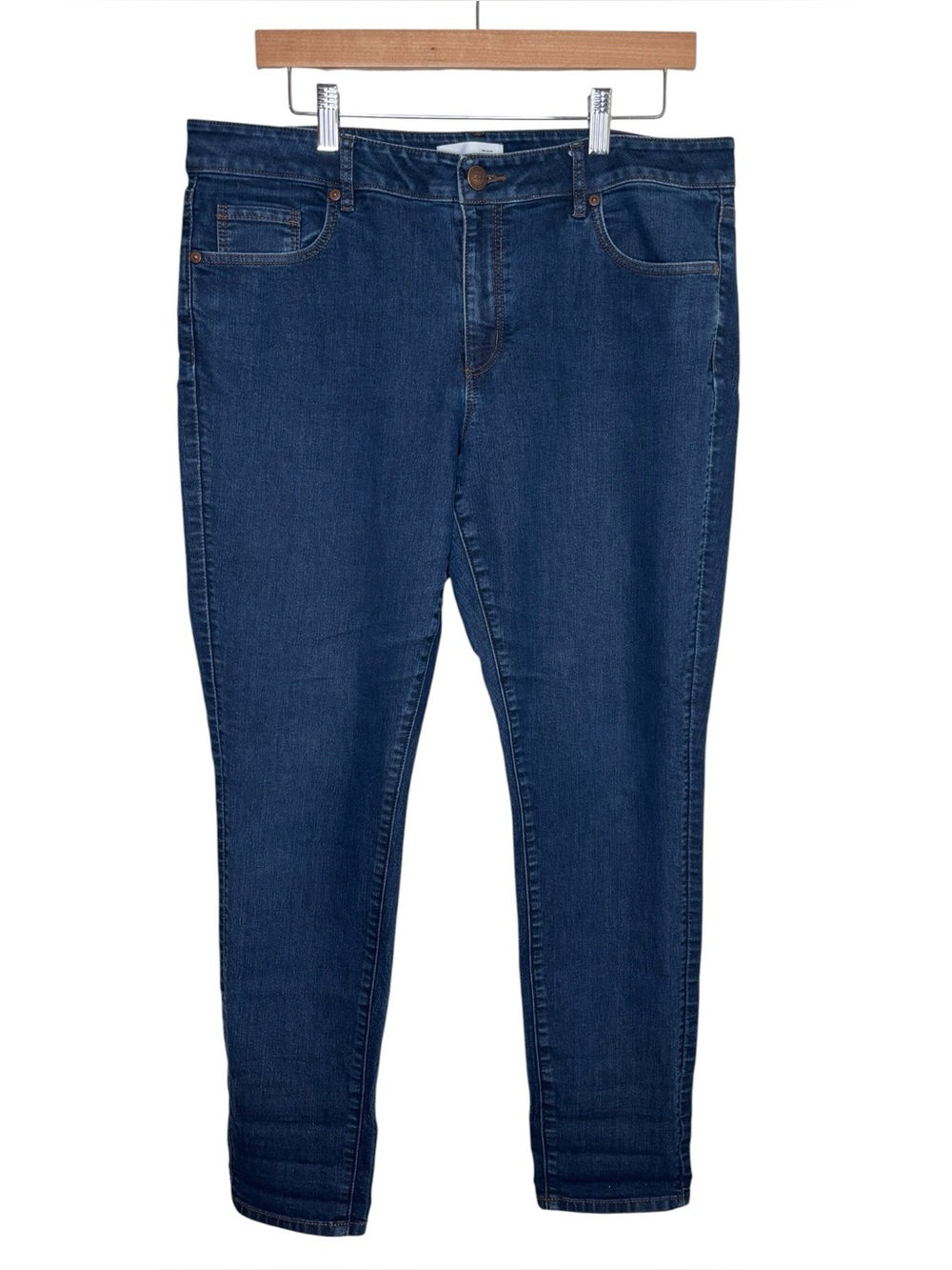 Ann Taylor Loft jeans curvy skinny high rise size 14 / 32